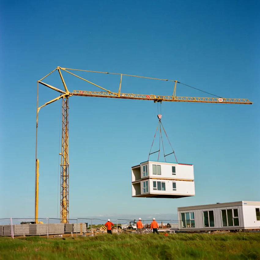 Модульные дома с установкой за один день: технологии, сроки и особенности
